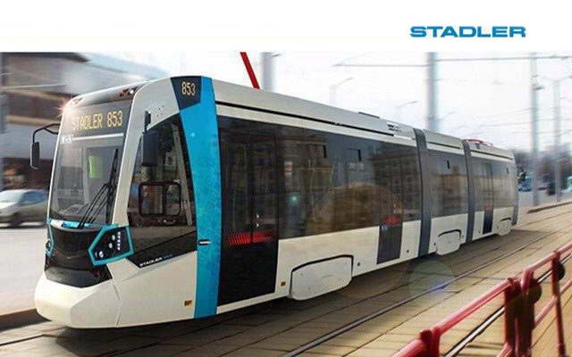 Травмай STADLER 853(рельсовый транспорт ШТАДЛЕР)